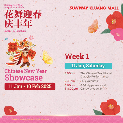 Auspicious Arrivals - Chinese New Year Showcase | Sunway Kluang Mall